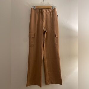 Messini Women Tan Stretch Dress Cargo Pants/ Size 4